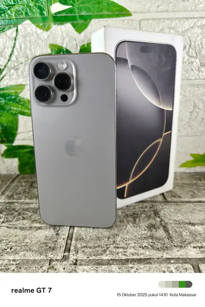 iPhone 16 pro max 256 GB resmi