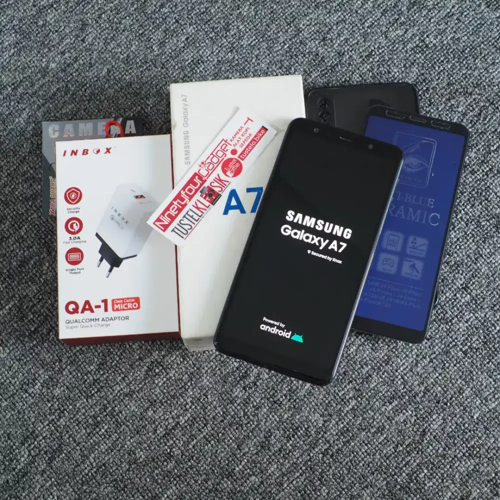 Samsung Galaxy A7 2018 4/64GB Fullset Mulus