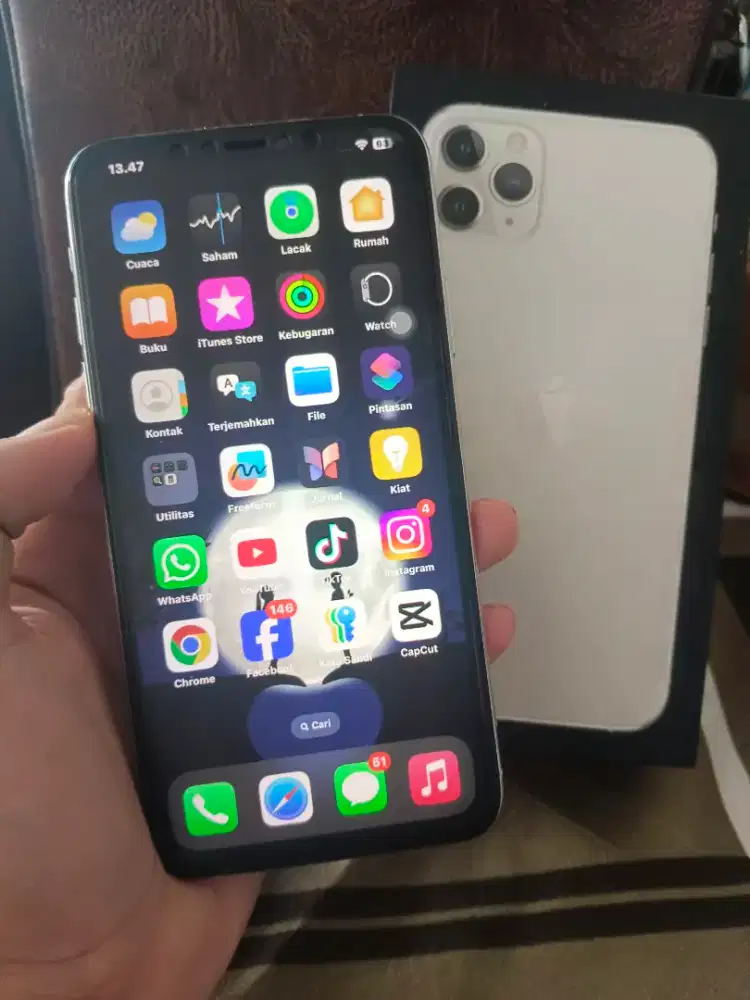 IPHONE 11 PROMAX LENGKAP FULLSET