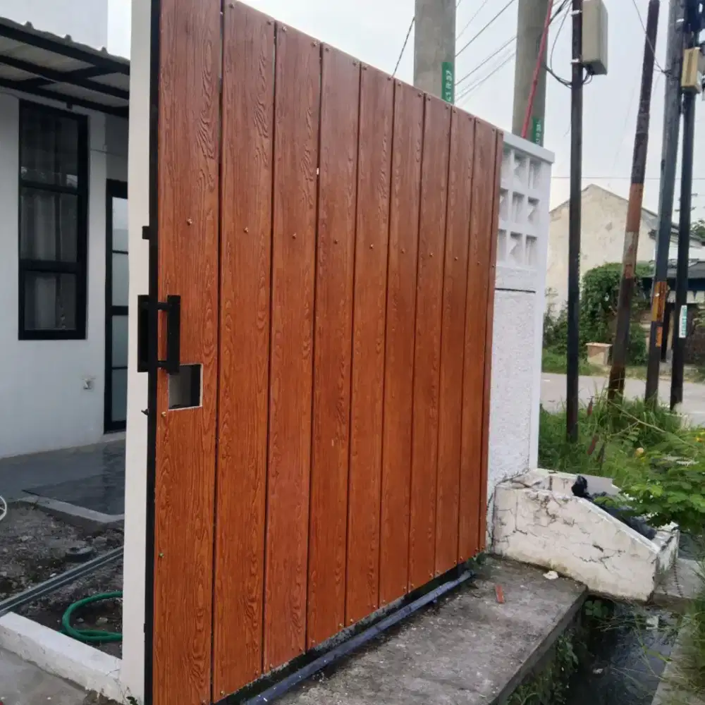 Pagar grc minimalis