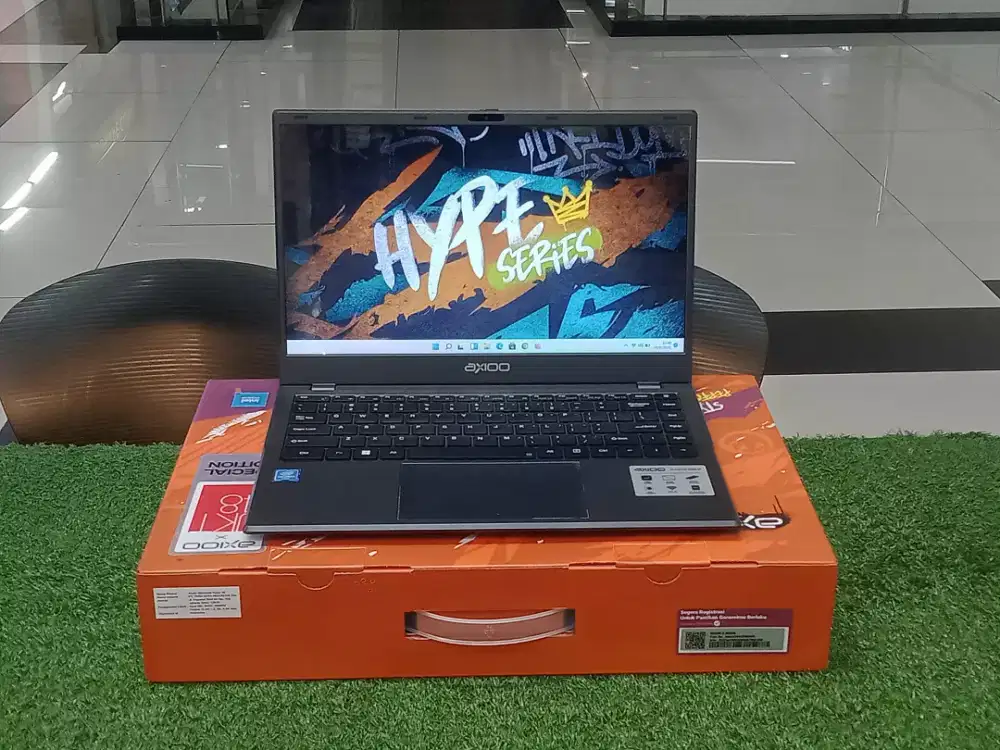 LIKE NEW Axioo Slimbook hype 10, GARANSI RESMI S.D JUNI 2026