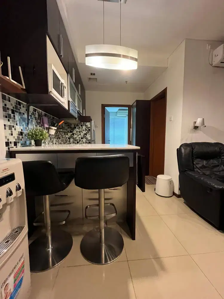 Dijual BU apartmen studio Thamrin Residence lantai tinggi view kota
