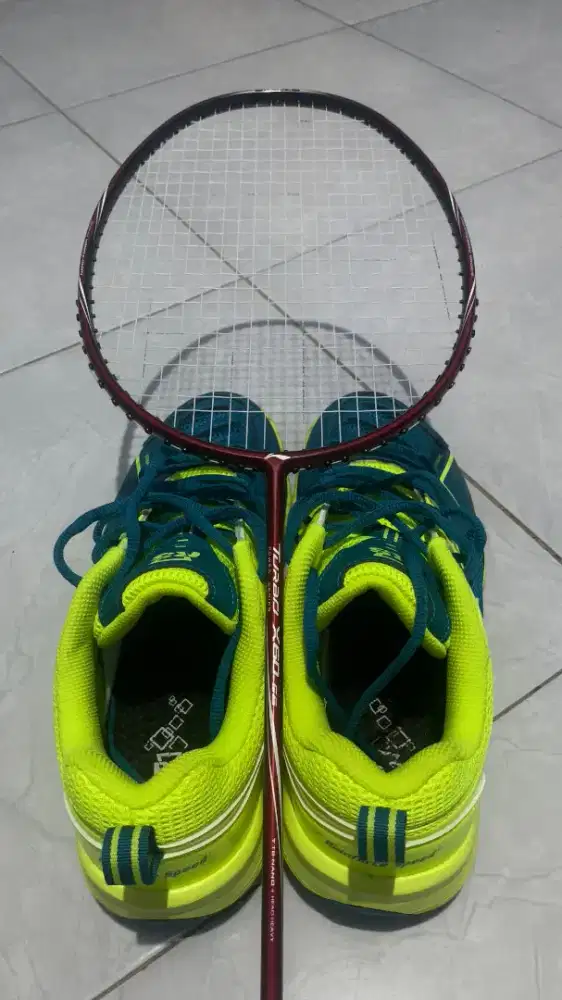 Raket Li-ning turbo X60 & Sepatu RS