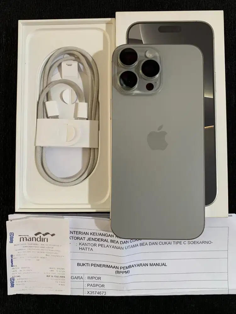 iPhone 16 Promax 256gb Resmi Beacukai