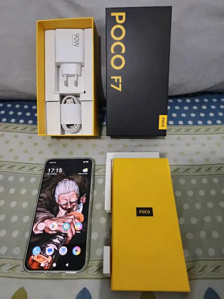 Handphone Poco F7 White 99% Like New Fullset (Nego Pertamax)