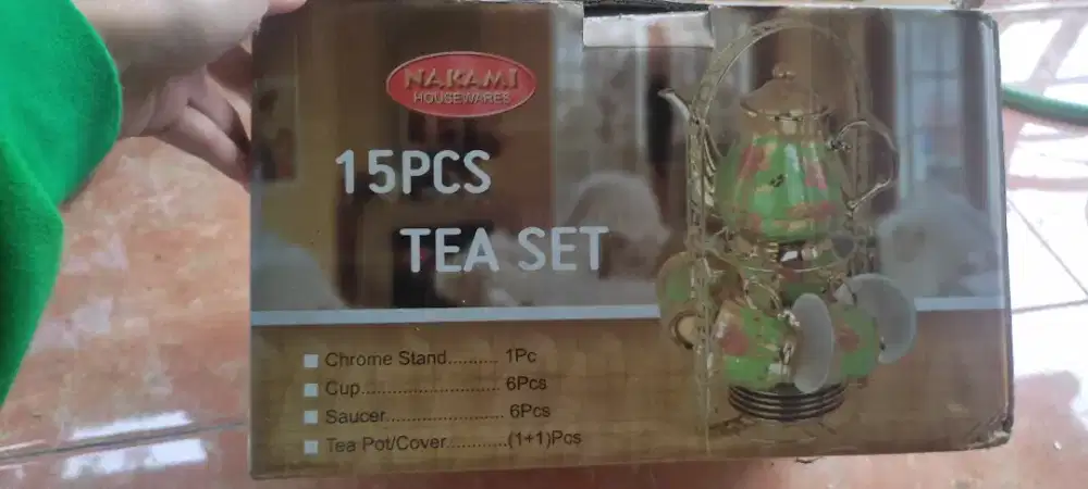 Tea set merk nakami 15 pcs