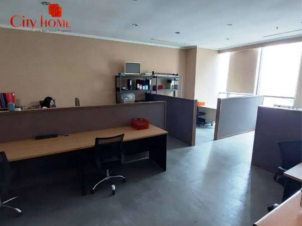 Disewakan Ruang Kantor APL Office Tanjung Duren Fitted Size 128,92 m2