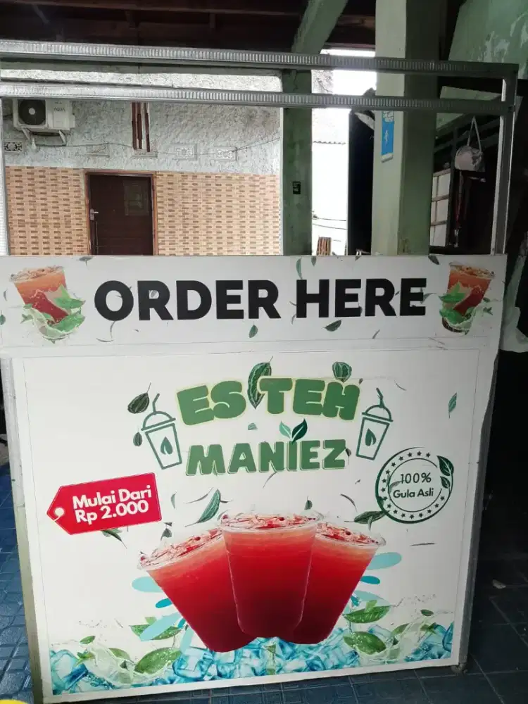 Meja Jualan / booth / gerobak