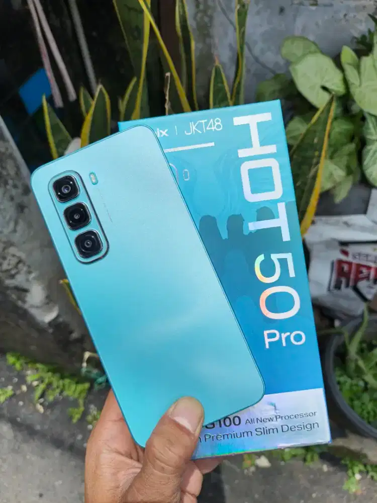 Infinix hot 50 pro 100% mulus segel lengkap baru 3 minggu