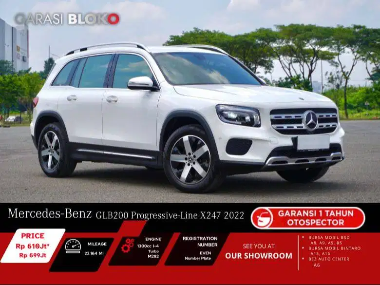 Mercedes Benz GLB200 X247 Progressive Line 2022