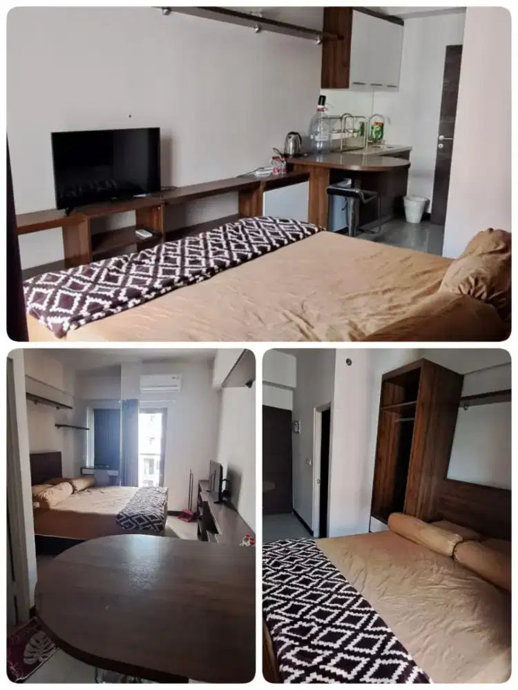 Jual Cepat Apartemen Amega Crown Residence tipe Studio Full Furnished