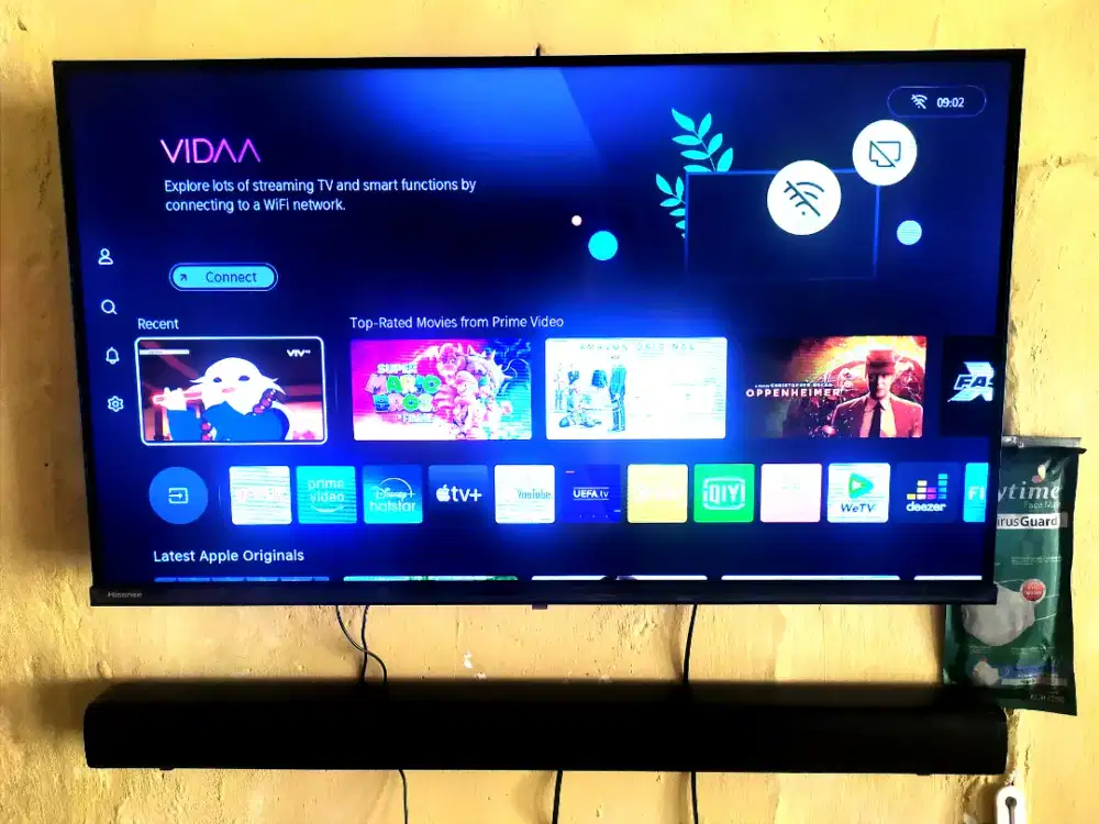 Televisi Hisense 32 Plus Soundbar Xiomi Redmi TV
