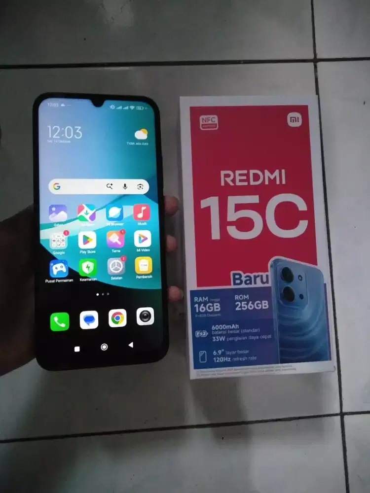 Hp redmi 15c 8/256