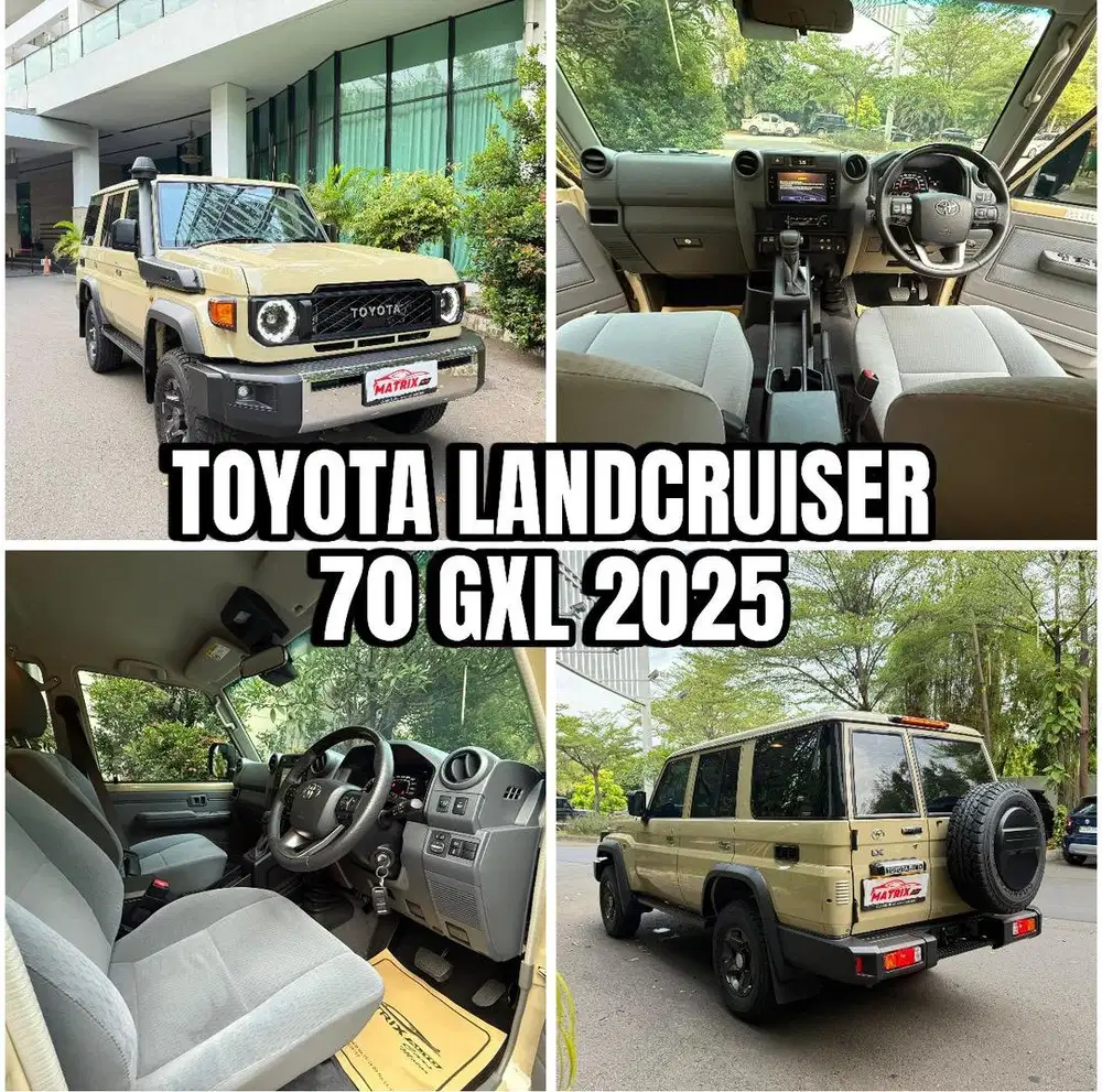 Toyota Land Cruiser 70 GXL 2.8 Nik2025 Brown Siap pakai