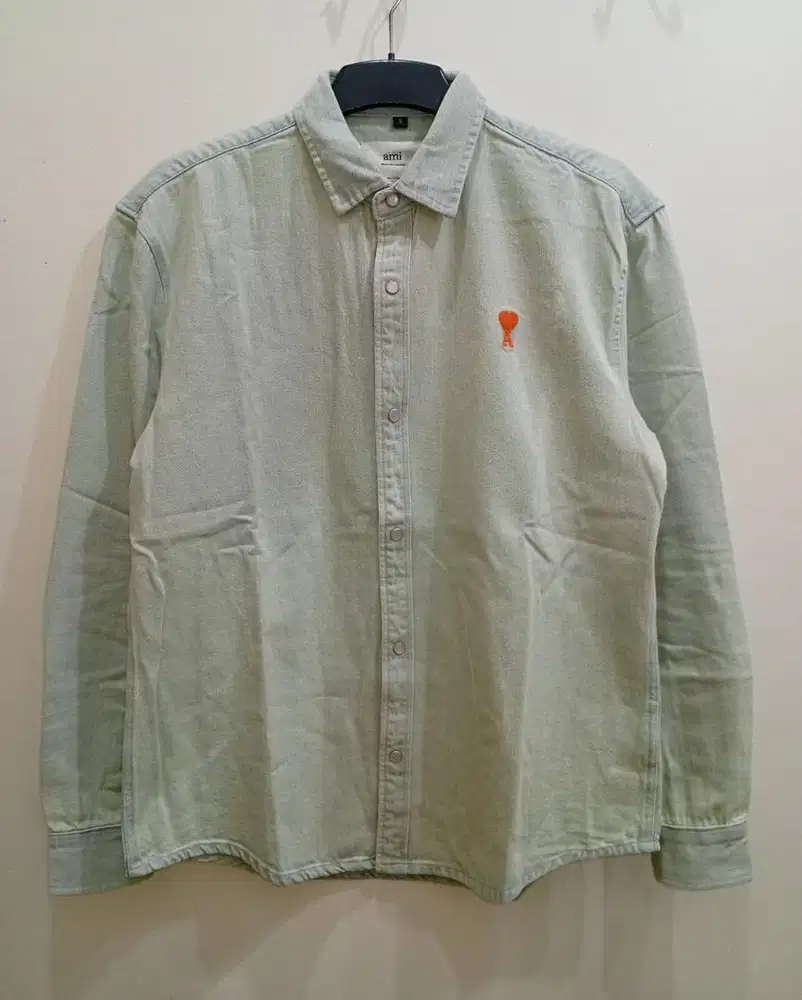 AMI KEMEJA LIGHT DENIM