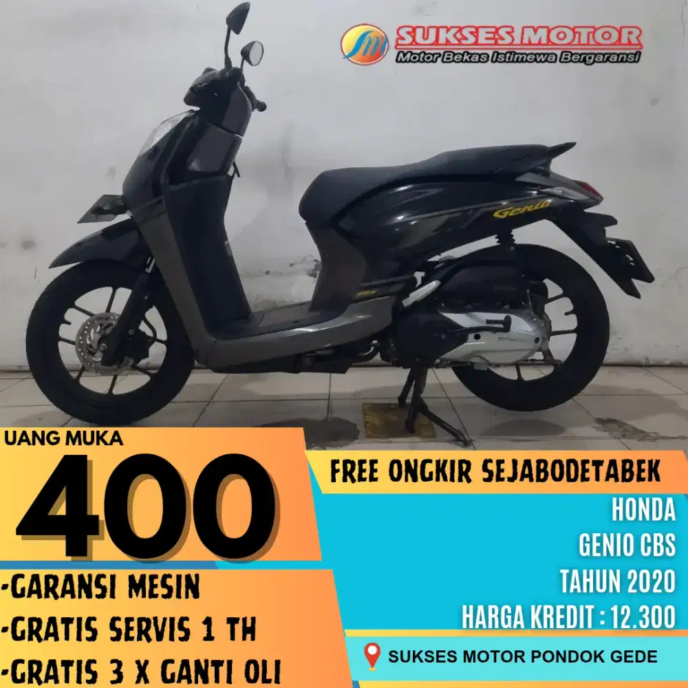 HONDA GENIO CBS TAHUN 2020 DP DAN ANGSURAN RINGAN
