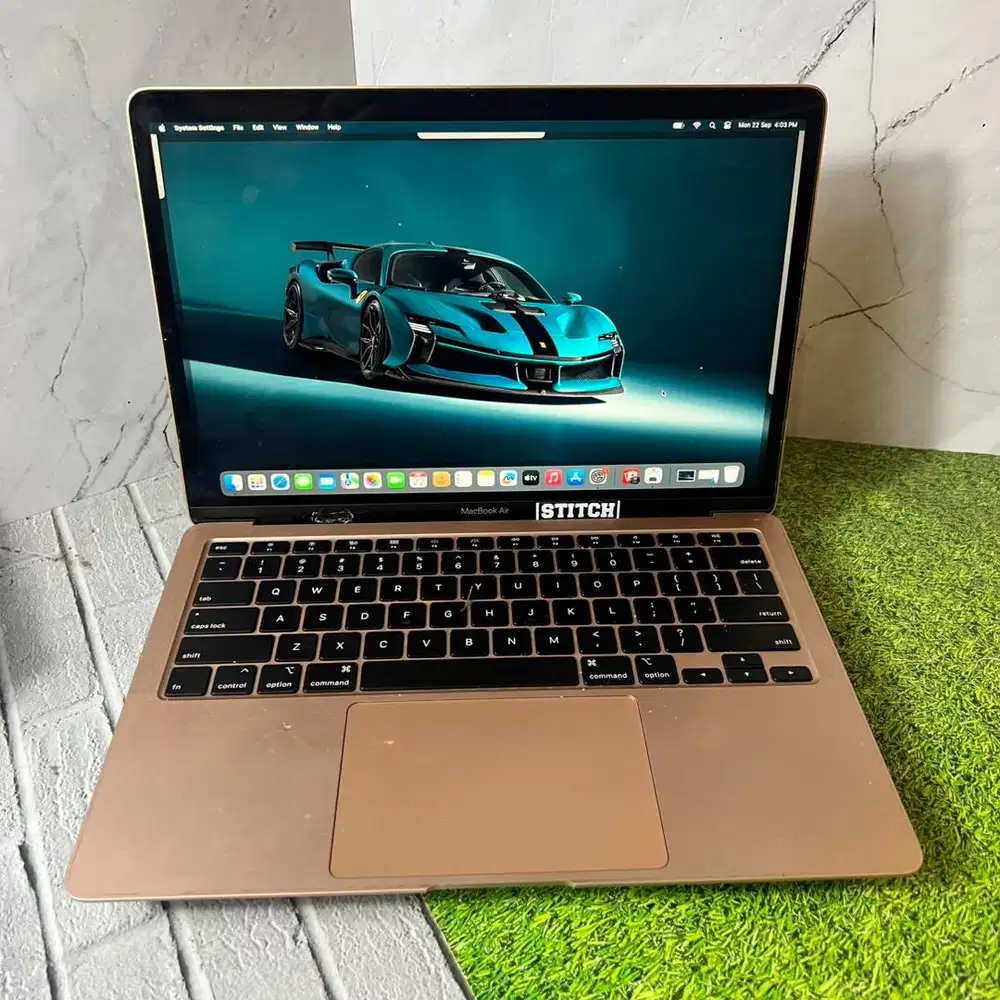 Macbook Retina 2019 13 inch 8/256 Rose Gold Normal lancar