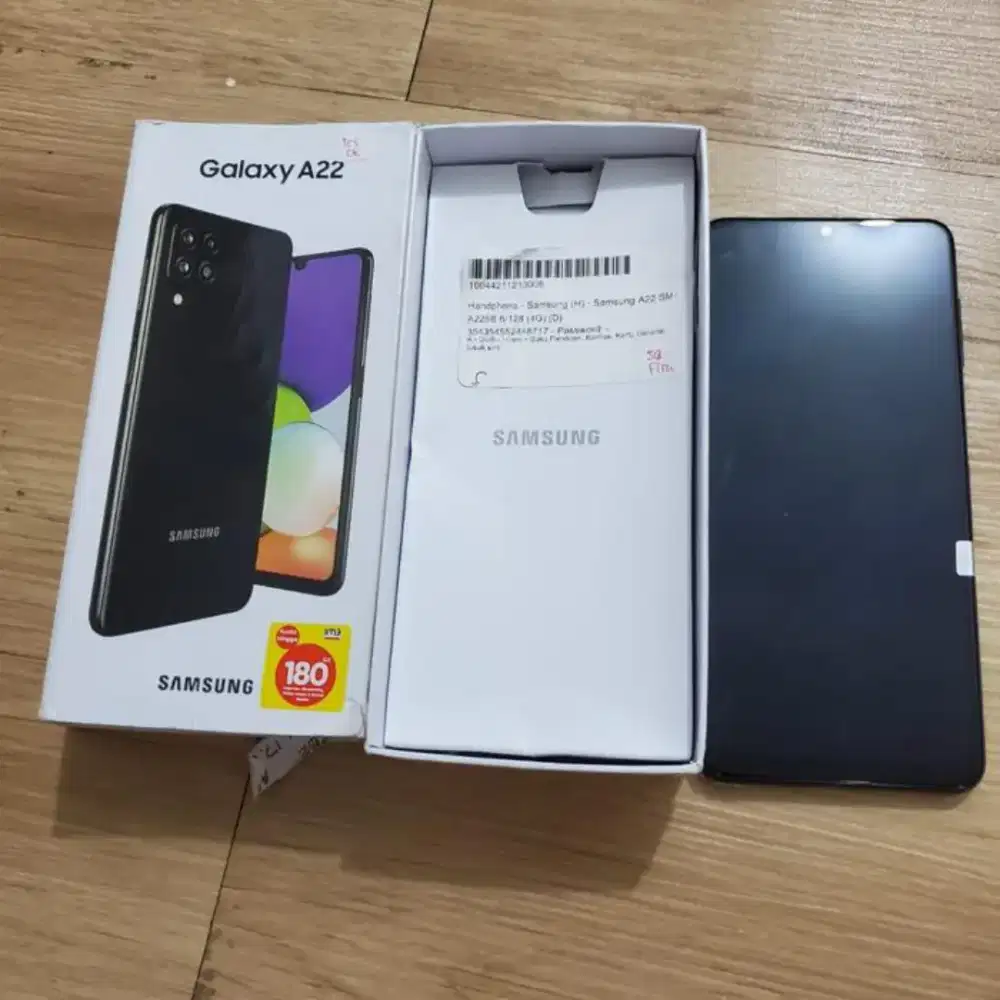 Samsung A22 4g 6/128 Fullset Ori