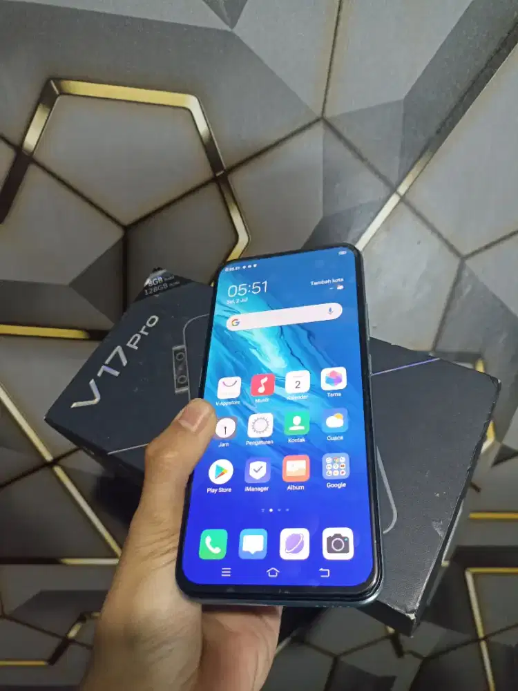 Vivo V17 Pro 8/128GB lengkap