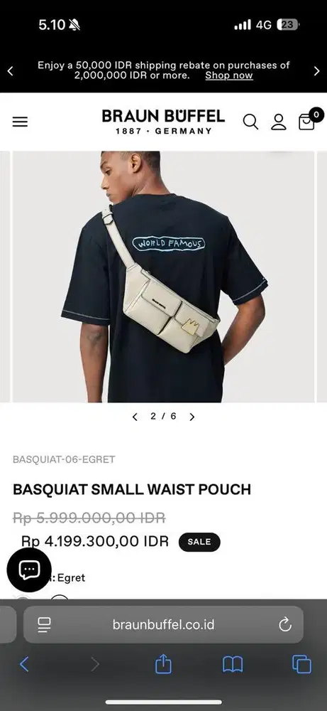 Braun Buffel Basquiat Waist Bag