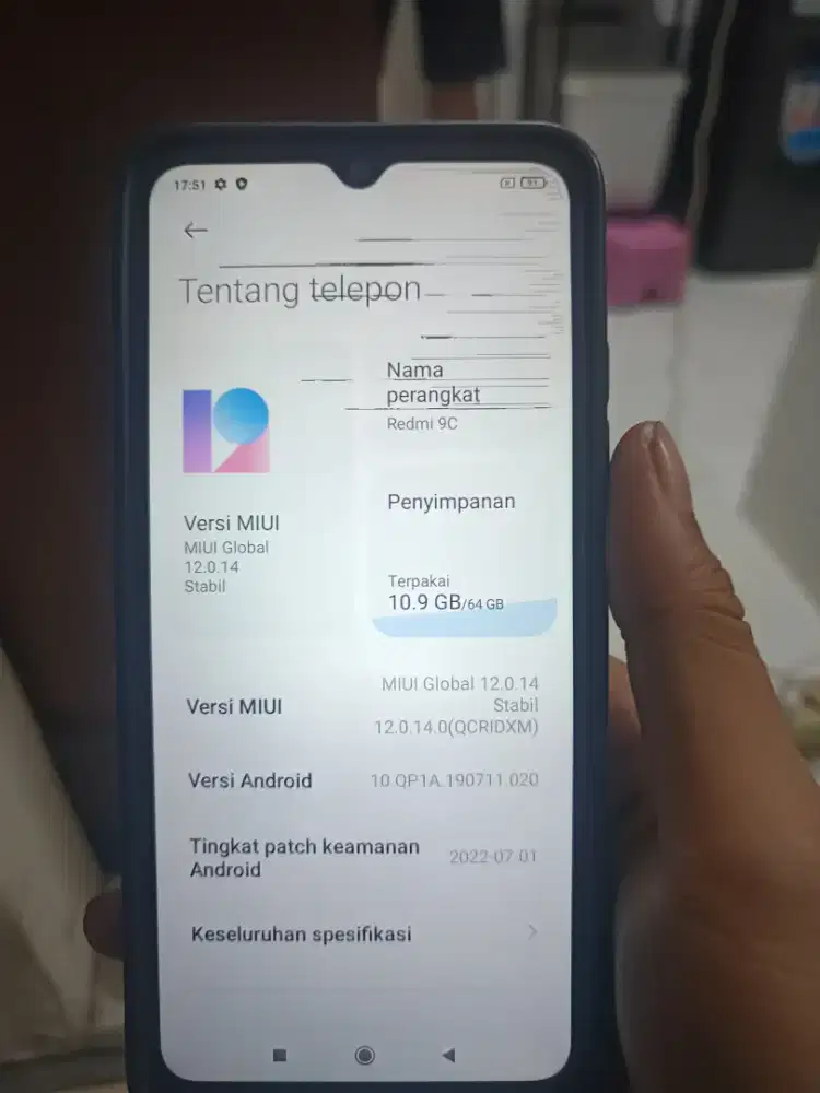 xiomi redmi 9c 4/64