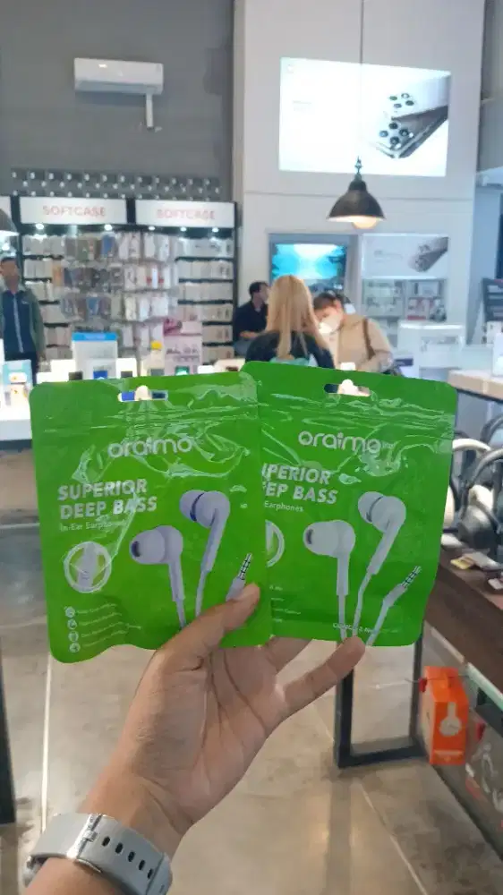 3ORAIMO OEP-320S CONCH 2 NEO DEEEPER BASS IN EAR HEADSET EARPHONE