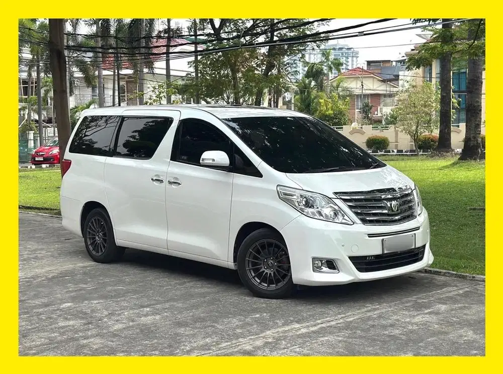Toyota Alphard G ATPM 2.4 Tahun 2012 Warna Putih Pajak Panjang LOW KM