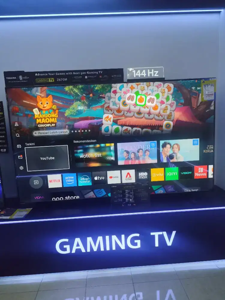 QLED 85 Toshiba 144Hz gaming TV 85Z670MP