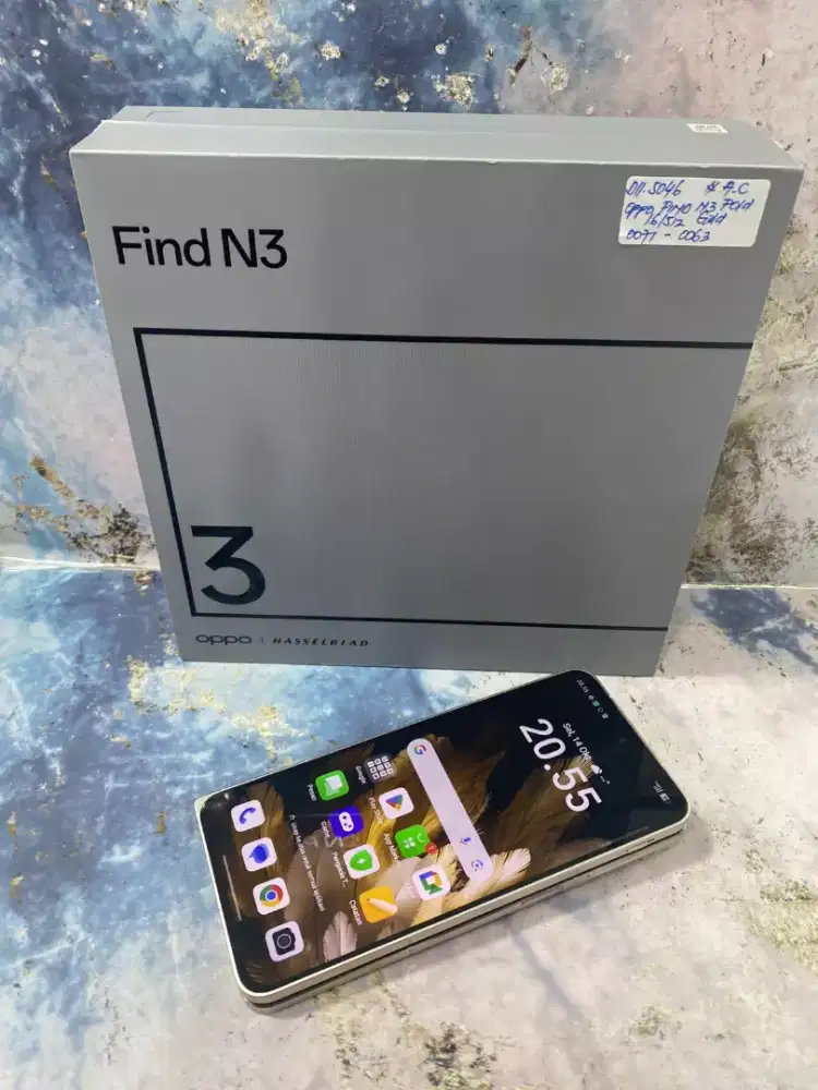Di jual HP OPPO FIND N3 FOLD warna WHITE RAM 16GB ROM 512GB