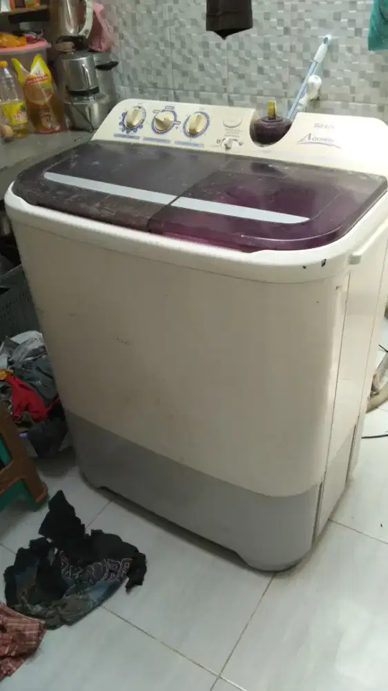 Dijual mesin cuci Sharp Aquamatic 10kg