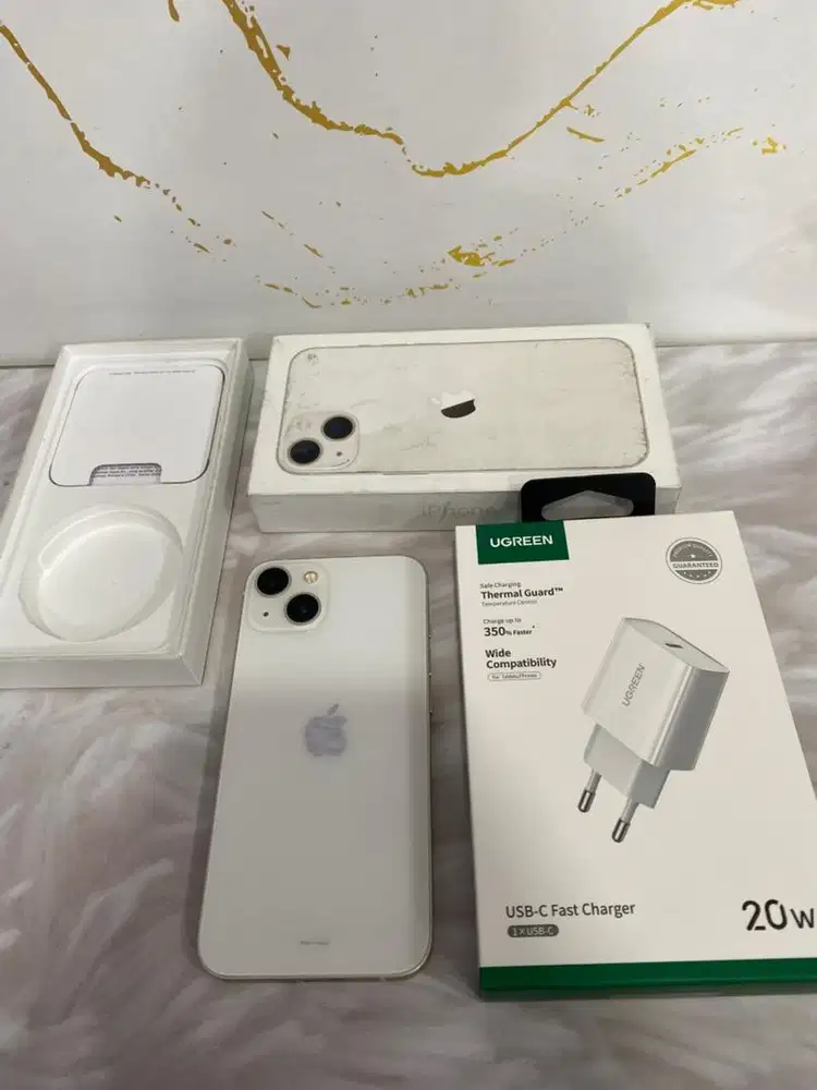 IPHONE 13 128GB WHITE GARANSI IBOX