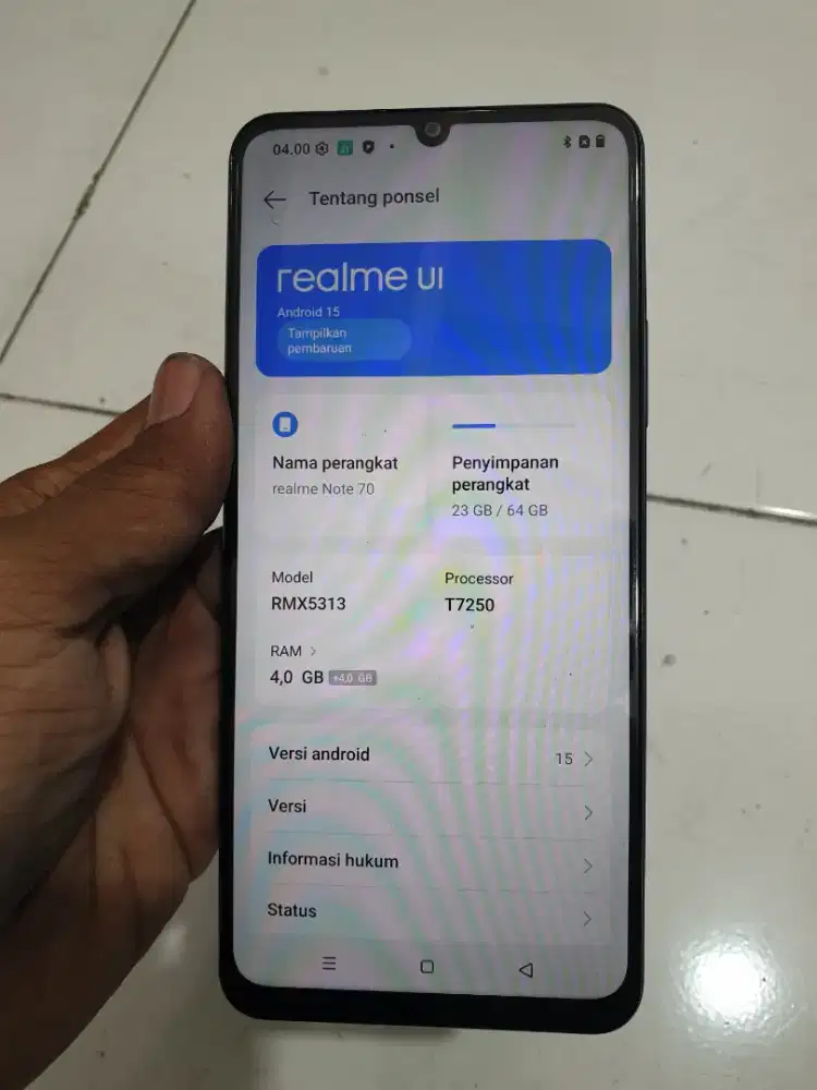 REALME NOTE 70 RAM 4+1/64