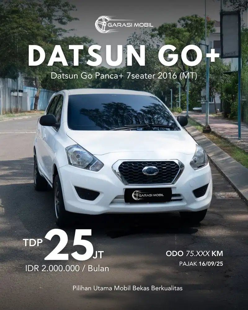 Datsun Go+ Panca 7 Seater 2016 (MT)
