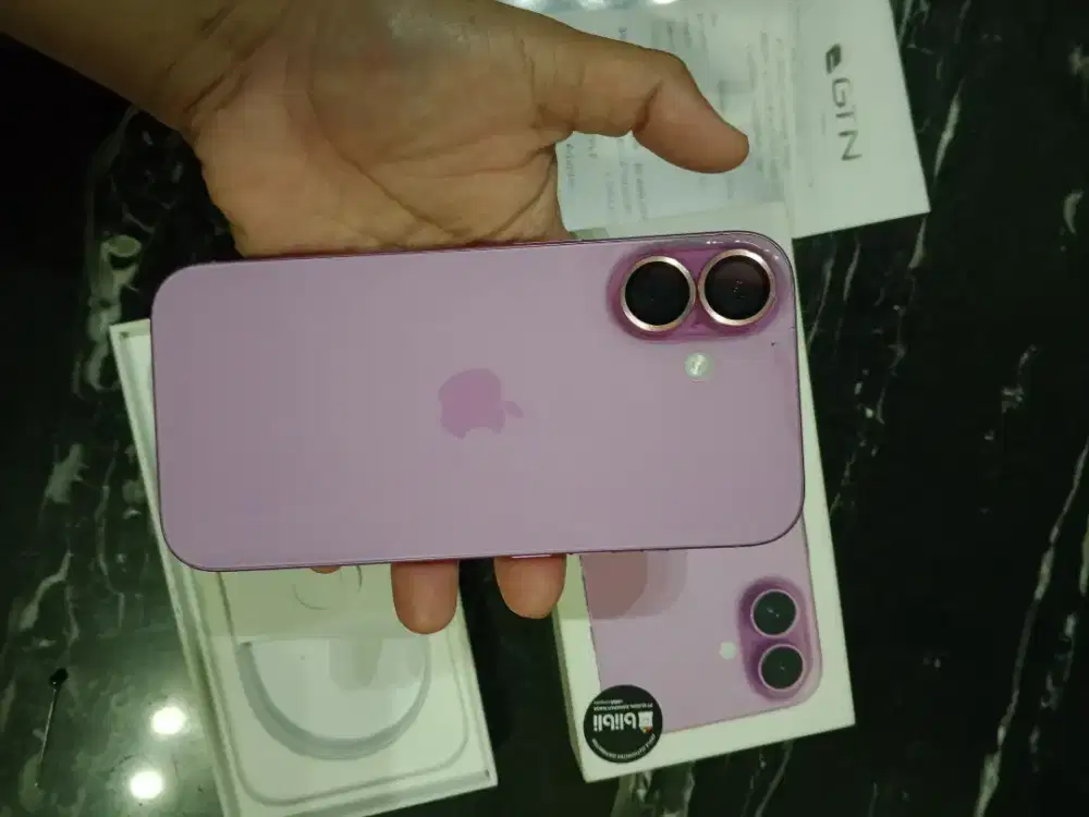 Iphone 16 256gb pink Garansi resmi