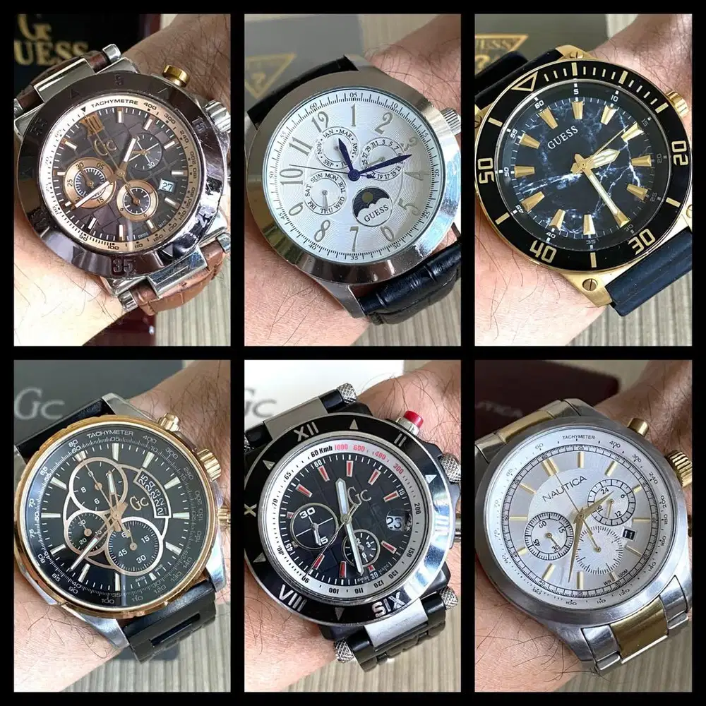 Sale 6 pcs Jam Tangan Quartz Ori Original