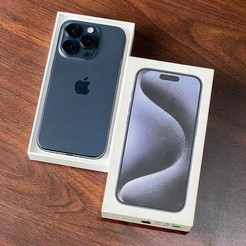 iPhone 15 Pro 256gb Blue Titanium iBox Fullset