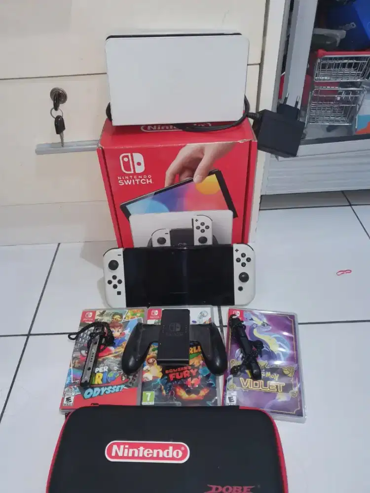 nintendo switch oled like new