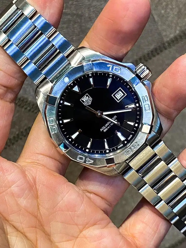 Tag Heuer Aquaracer WAY1110 Black Dial 41mm