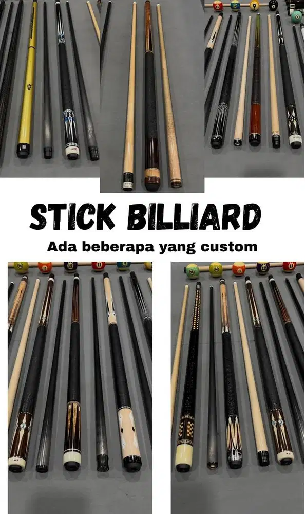 Stick Billiard Custom