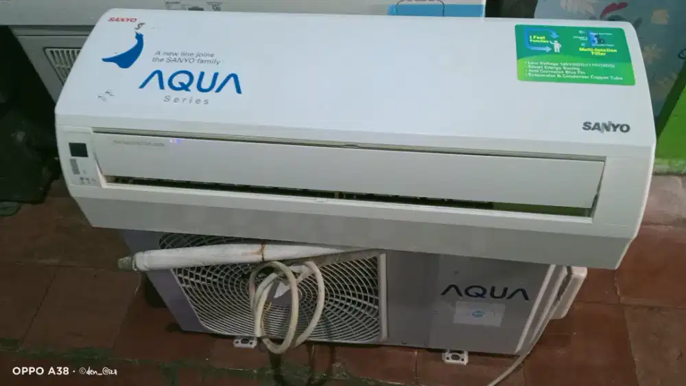 AC 1/2pk Aqua freon r32./bisa tukar tambah
