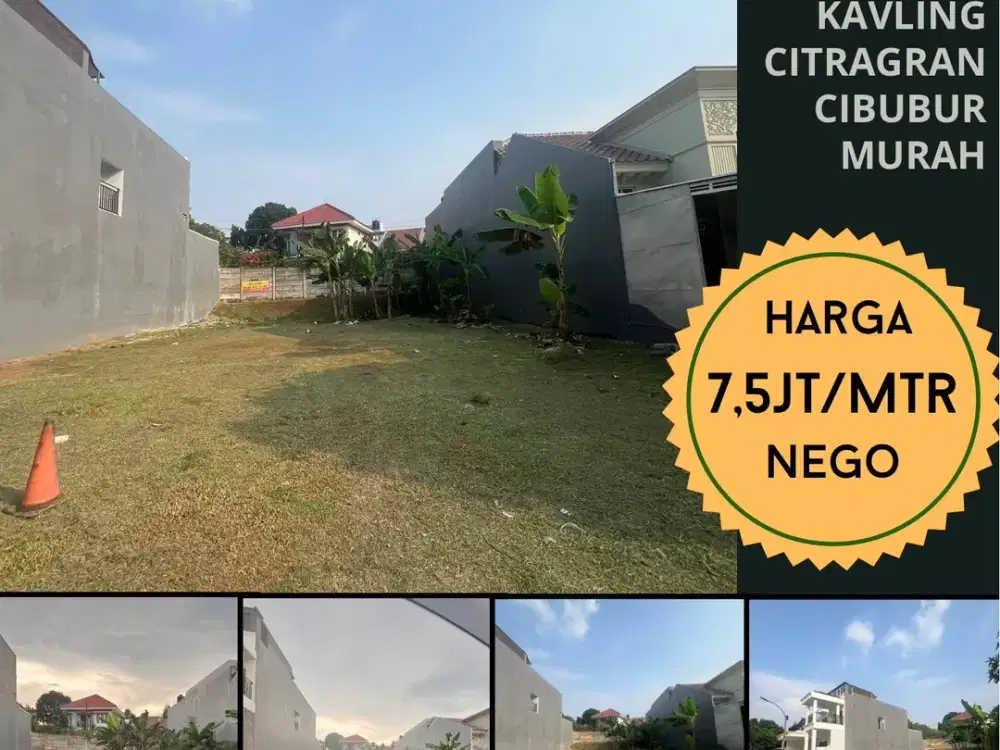 Jual Kaving 7,5 Jt Nego Cluster Favorite . CitraGran Cibubur.