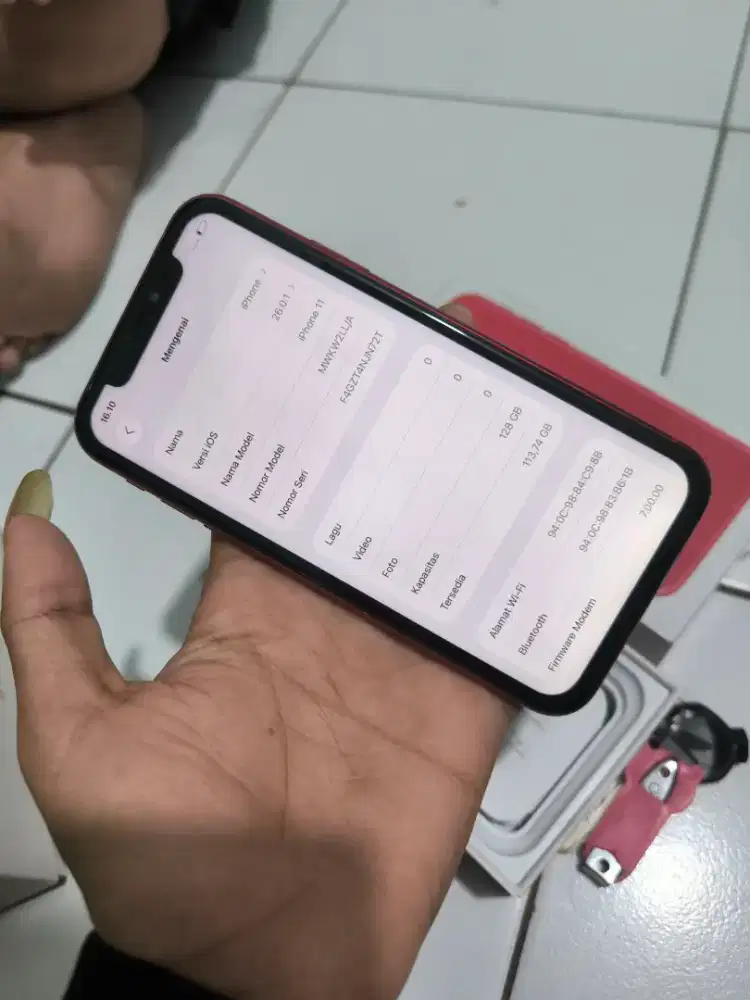 iPhone 11 128gb sinyal permanen inter