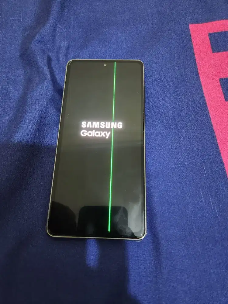 Samsung a73 internal 256Gb minus layar garis hijau