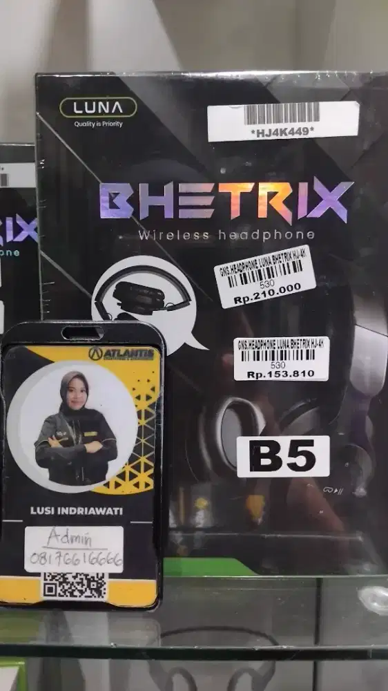 HEADPHONE LUNA BHETRIX HJ-4K |ATLANTIS DAHSYAT
