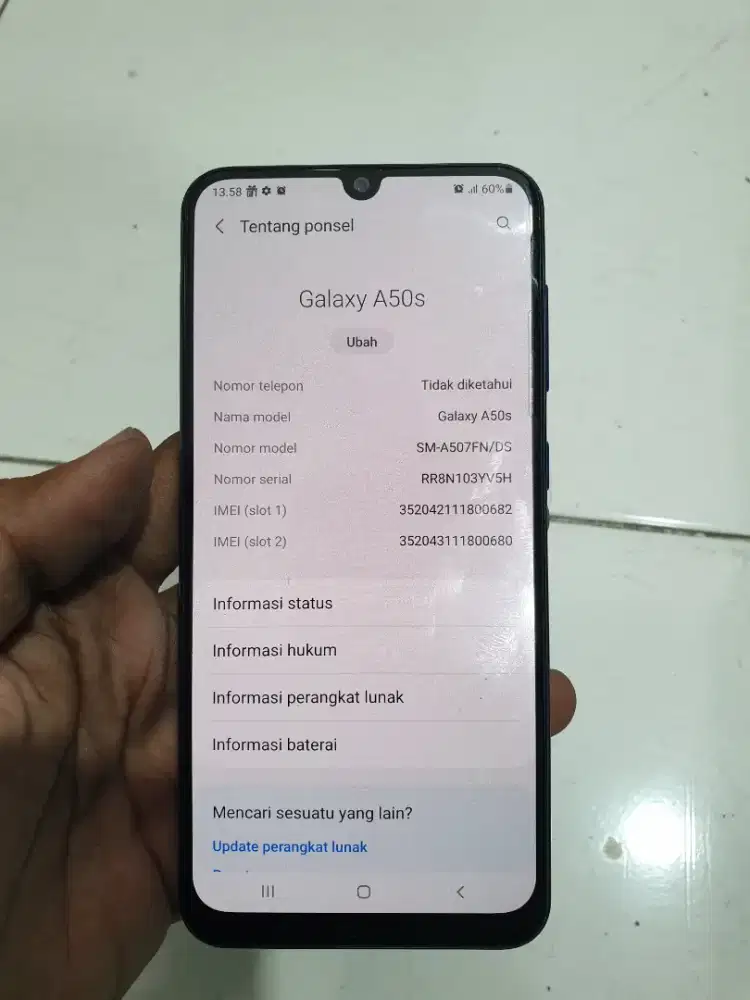SAMSUNG A50S RAM 4/64