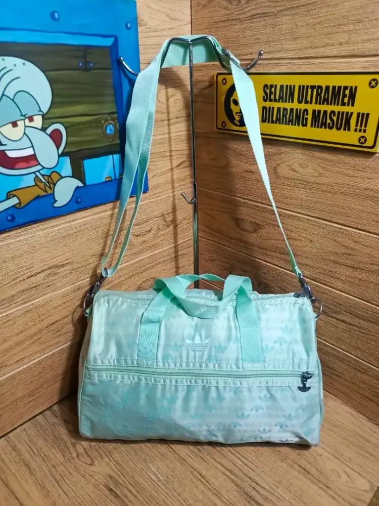 Tas dufflebag olahraga travel bag Adidas trefoil second original