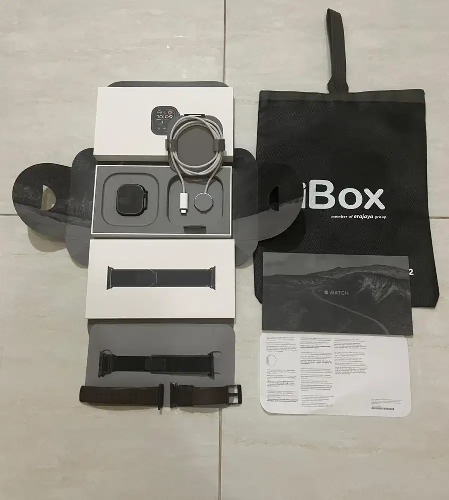 Apple watch iwatch Ultra 2 Black IBOX Resmi garansi on full original