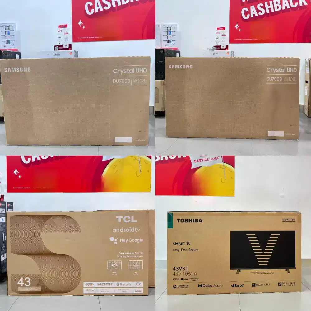 Kredit TV Samsung 43inc syarat KTP aja