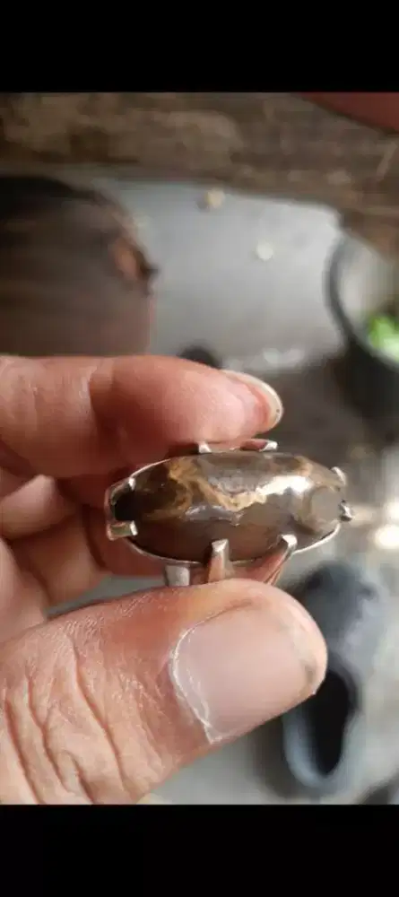 Cincin batu akik alam lafadz