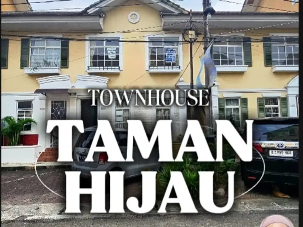 DIJUAL TOWNHOUSE HARGA INVESTOR DI TAMAN HIJAU LIPPO KARAWACI